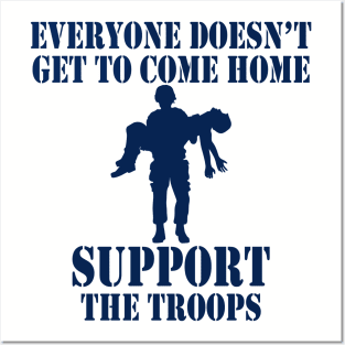 Not Everyone Gets To Come Home (navy) Posters and Art